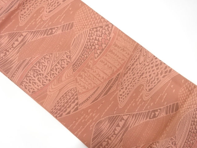 JAPANESE FUKURO OBI / MATELASSE / WOVEN MOUNTAINS